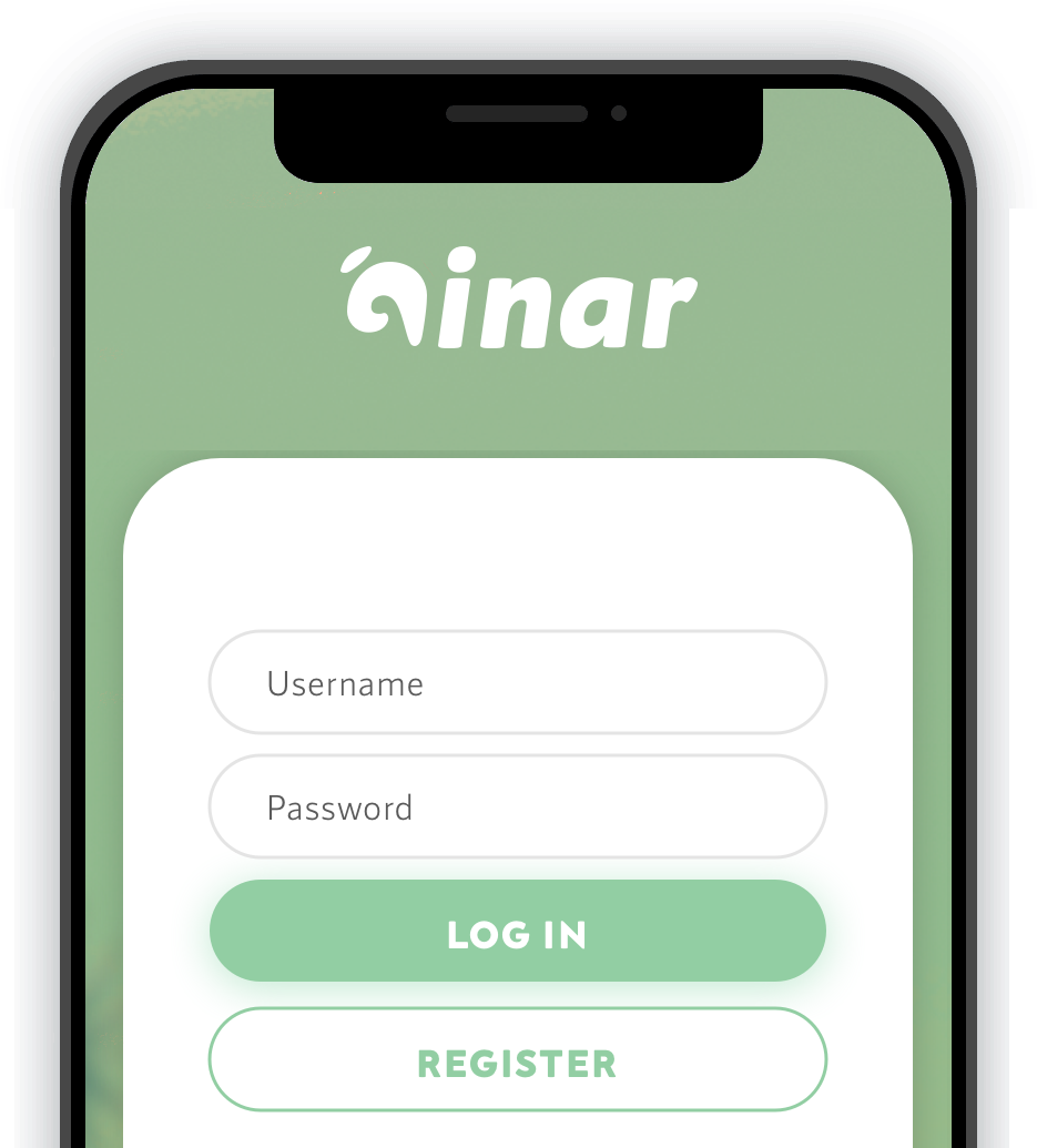 login screen